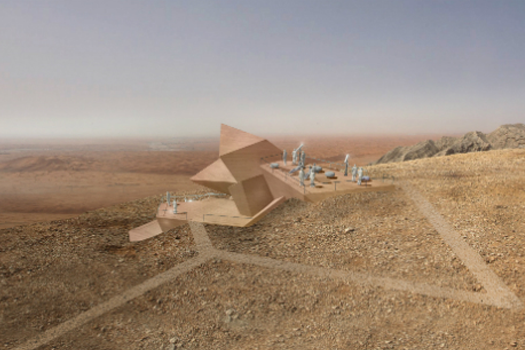 Experimental - Future Projects Winner: 3deluxe Transdisciplinary Design, Sharjah Observatory, Mleiha National Park, Sharjah, United Arab Emirates