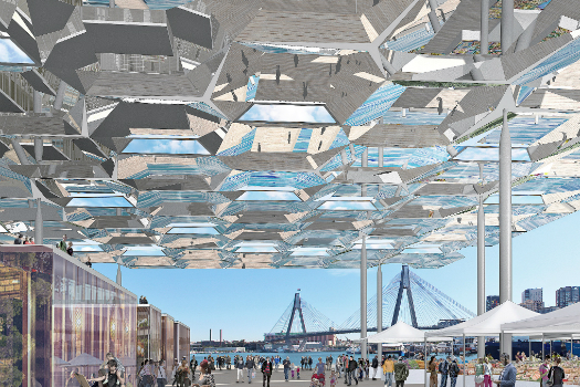 总体规划-未来项目奖:Allen Jack+Cottier Architects and NH Architecture, Sydney Fish Markets, Sydney, Australia