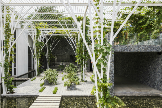 Hotel and Leisure - Completed Buildings Winner supported by GROHE: Cong Sinh Architects, Vegetable Trellis, Ho Chi Minh City, Vietnam